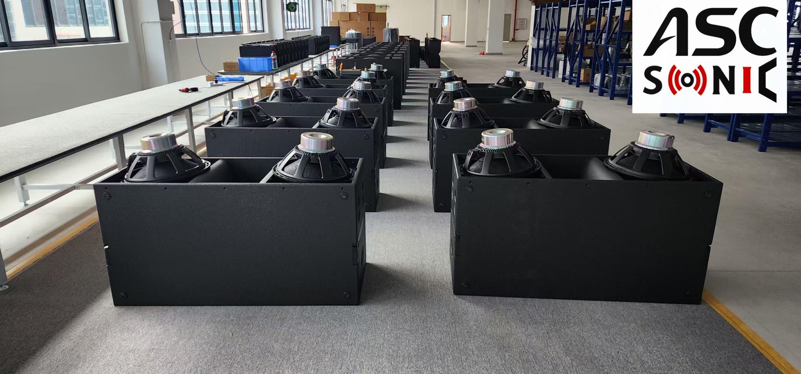 LS-218 dual 18 inch subwoofer assembly LS-218 Dual-18-Zoll-Subwoofer-Baugruppe
