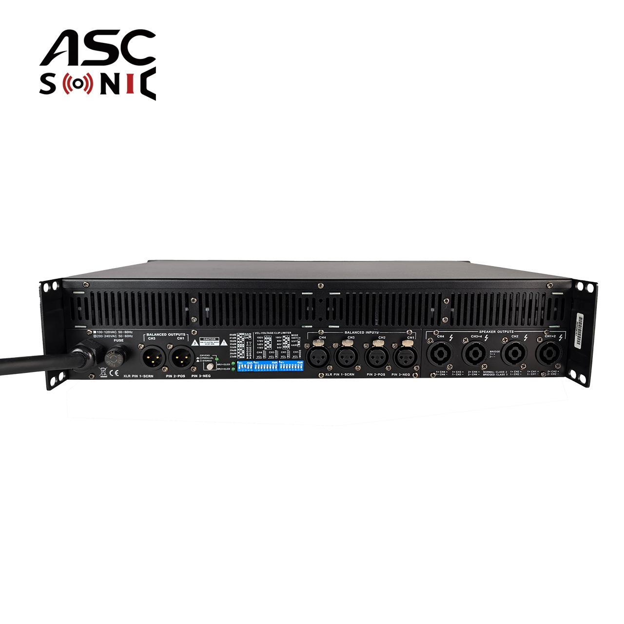 D20000Q 4 Channel 20000W Class D Professional Subwoofer Power Amplifier 