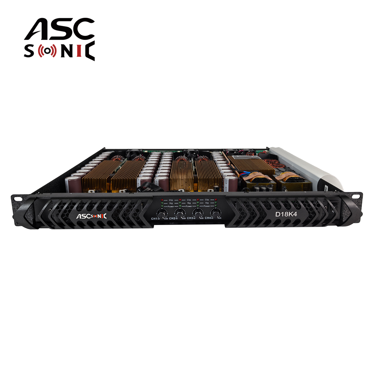 D18K4 4 Channel Class D Digital Audio DJ Power Amplifier 32000W