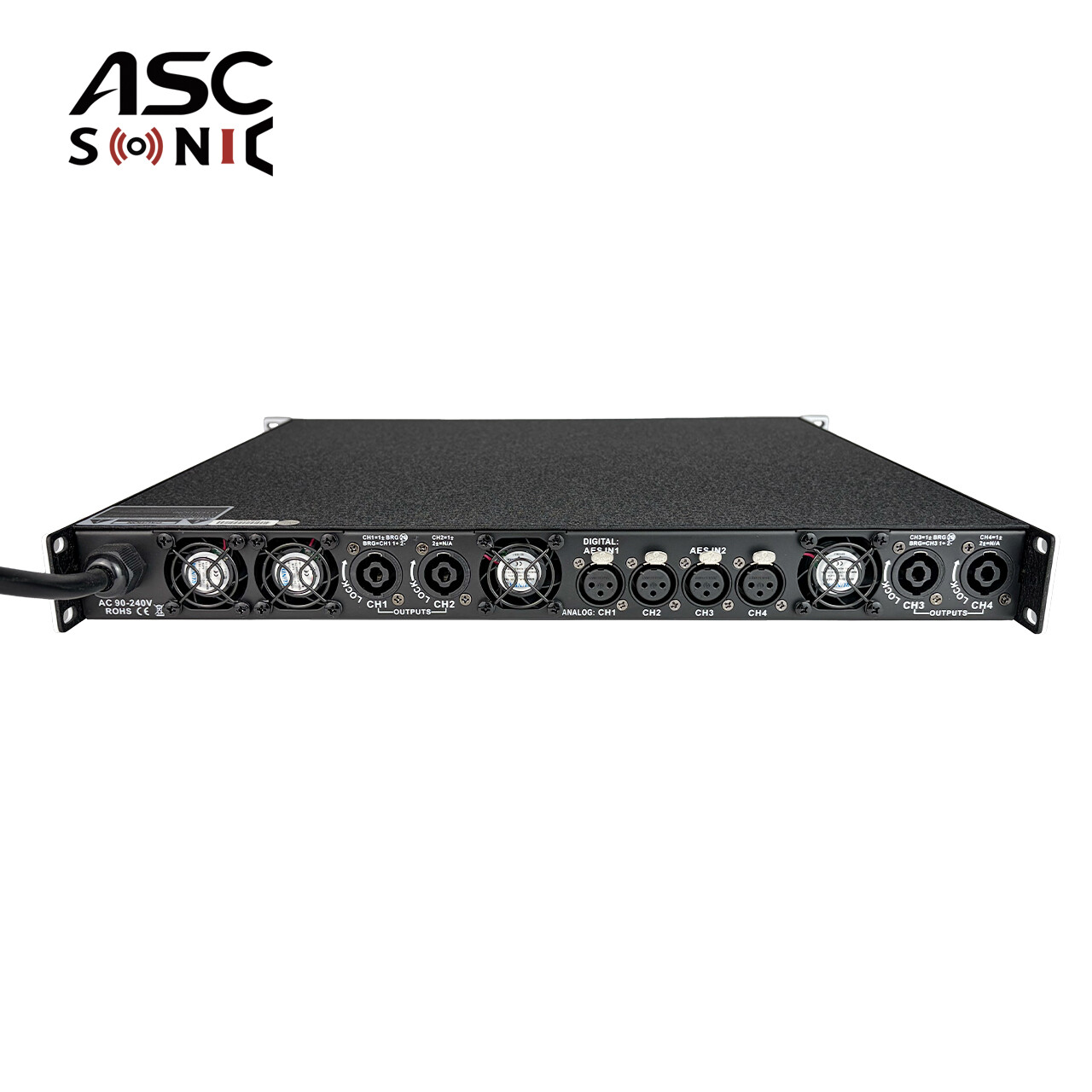 FN18K4 4 Channel 18000W Class D DSP Network Dante Audio Power Amplifier for Professional Sound