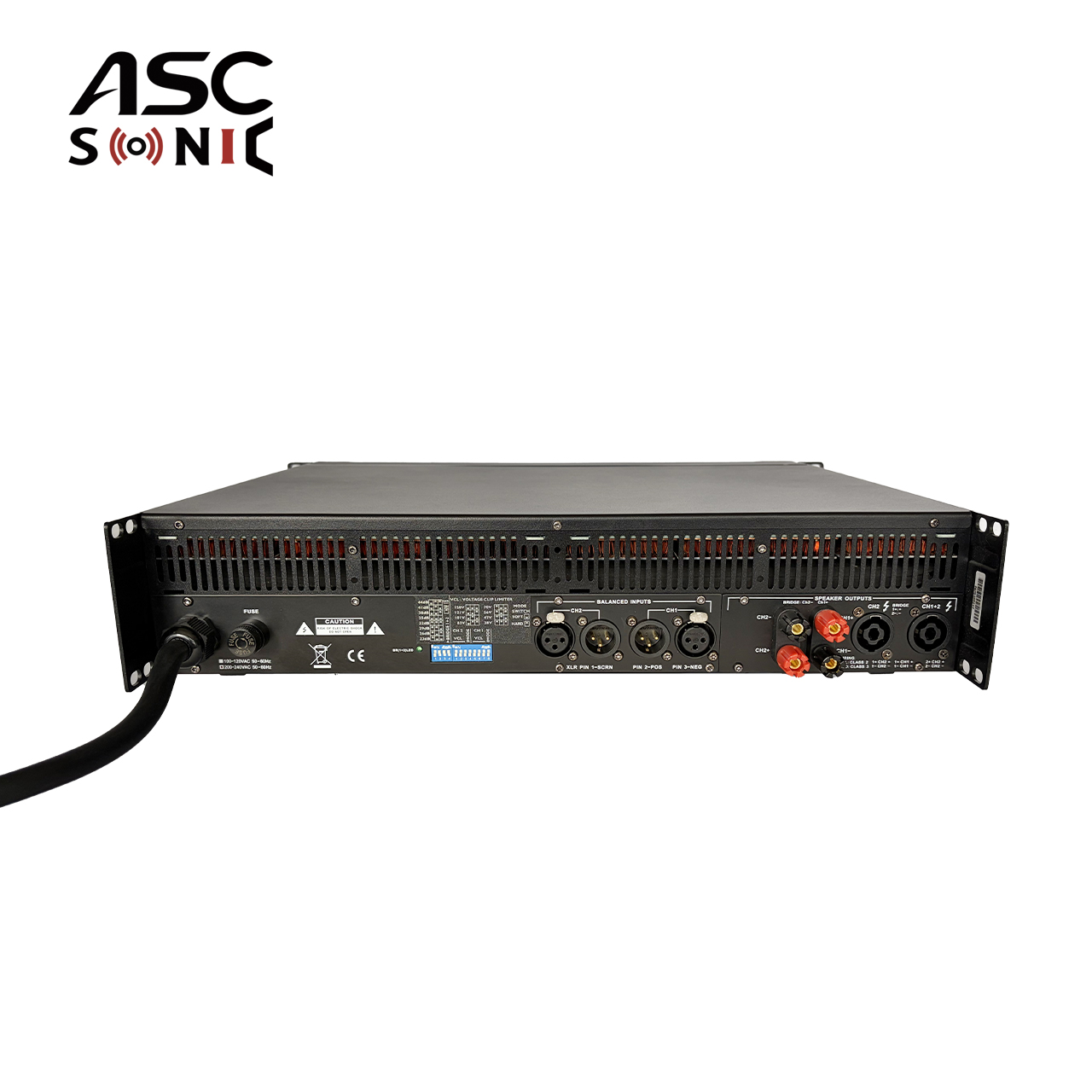 AT6400 2 Channel Class TD Professional Power Amplifier – High Power Stage & Touring Sound Solution