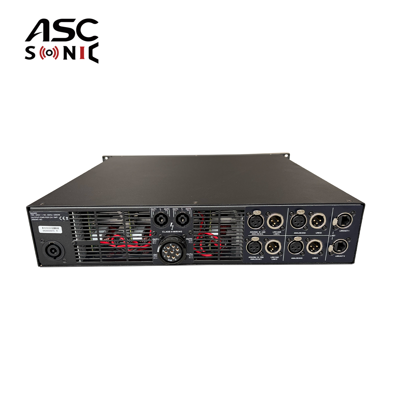 X12 12000W 4 Channel Class D DSP Power Amplifier for Line Array System