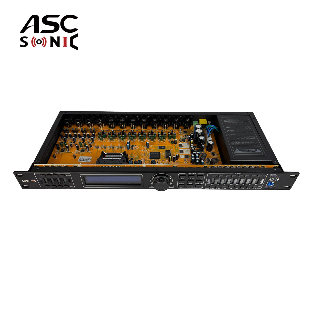 AD48 4 in 8 Out Professional Speaker Voice Processor Digital Audio DSP System Controller