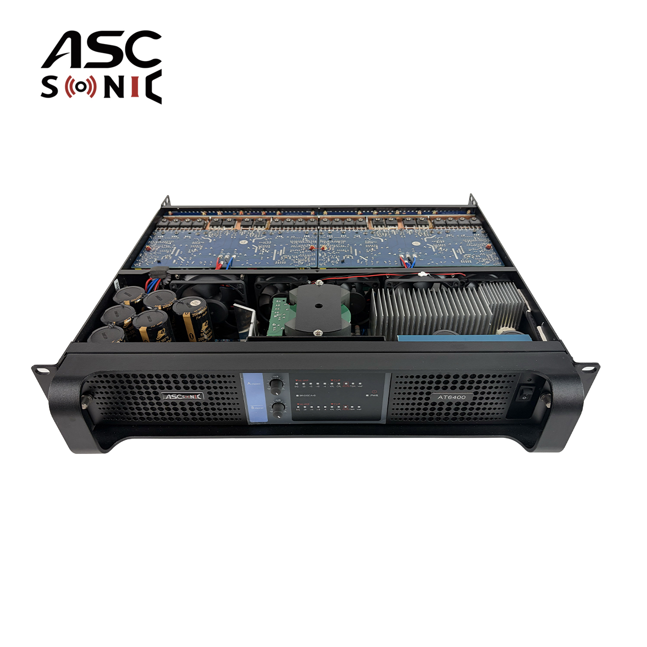 AT6400 2 Channel Class TD Professional Power Amplifier – High Power Stage & Touring Sound Solution
