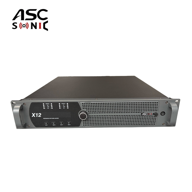 X12 12000W 4 Channel Class D DSP Power Amplifier for Line Array System