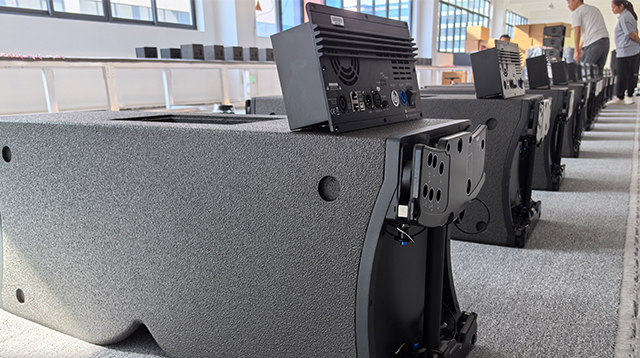 power amplifier carton packaging and pallet loading process