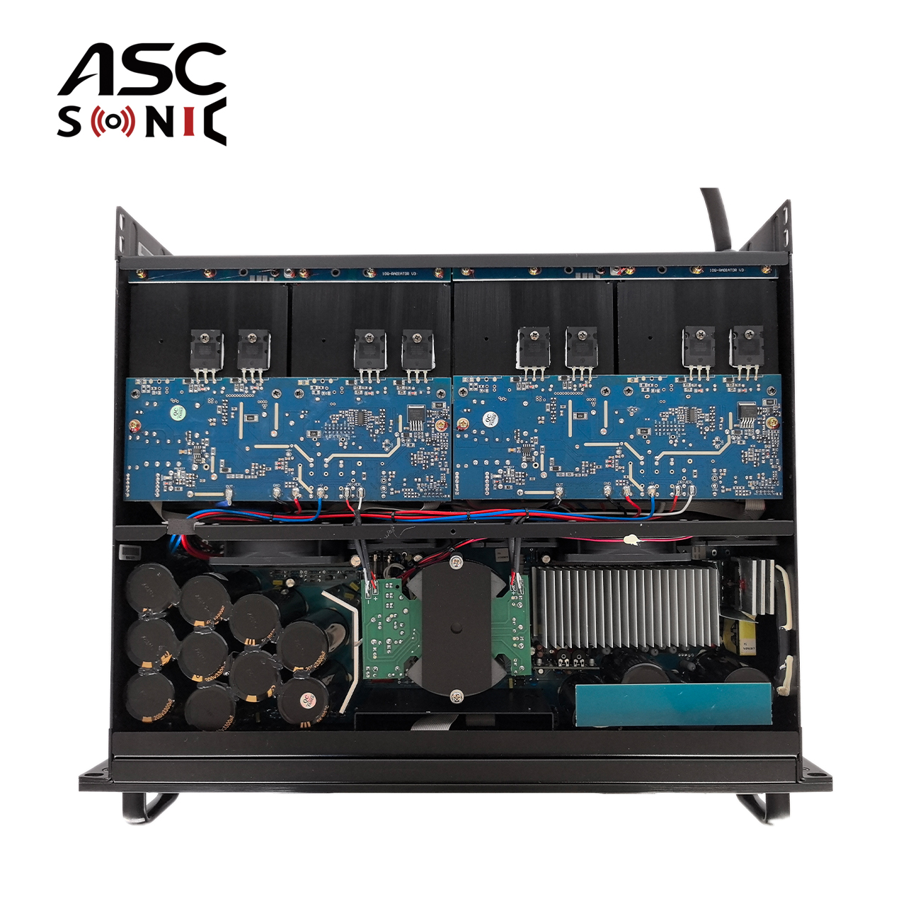 DSP20KQ 4 Channel Class D DSP Subwoofer Amplifier 20000W With Ethernet Control