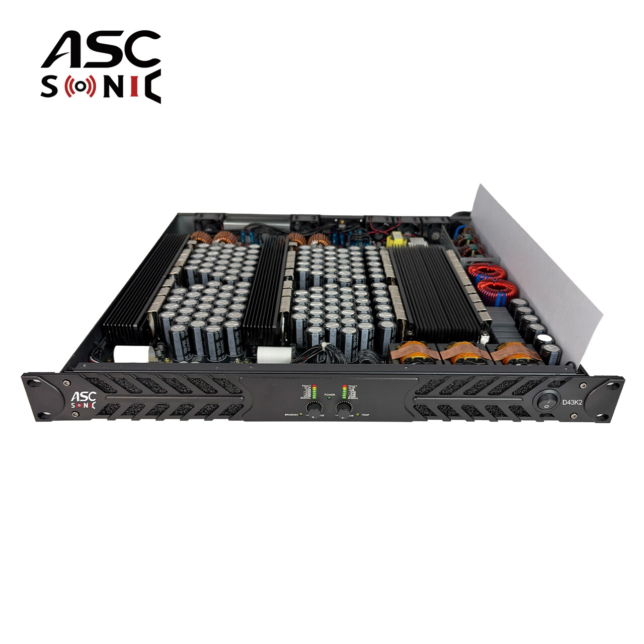 D43K2 17000W High Power 2 Channel Class D DJ Subwoofer Power Amplifier 
