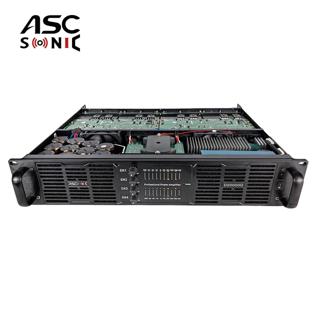 D20000Q 4 Channel 20000W Class D Professional Subwoofer Power Amplifier 