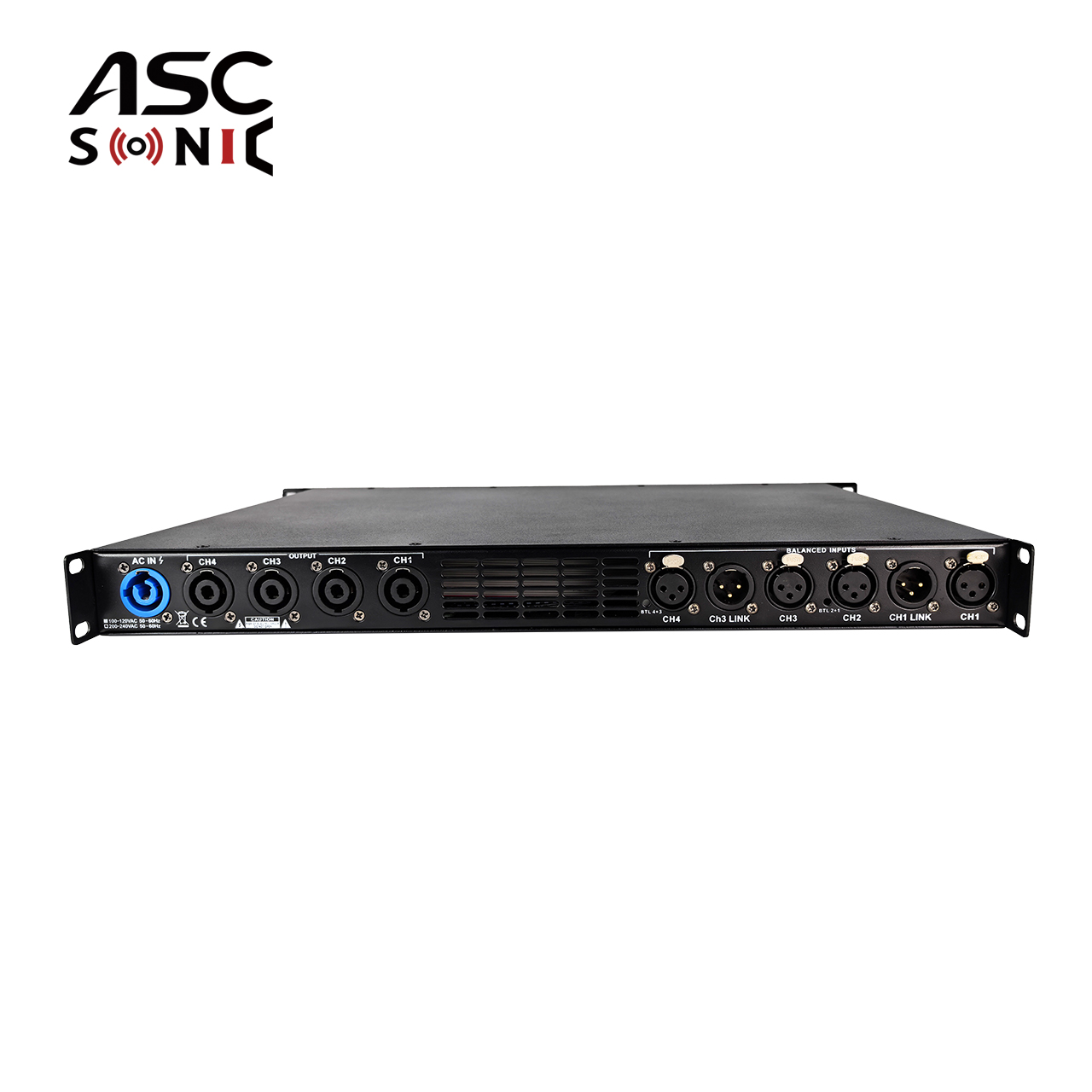 SD2504 Compact 1U Class D Professional Amplifier for Karaoke & Home Theater