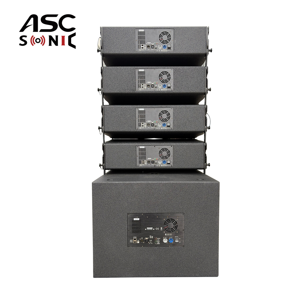 LA-208P Dual 8″ Self-Powered Line Array Speaker Active PA System for Live Sound