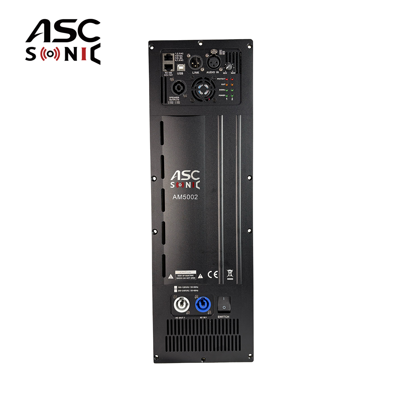 AM5002 Dual Channel Class D DSP Plate Amplifier 900W for Active Speaker Integration