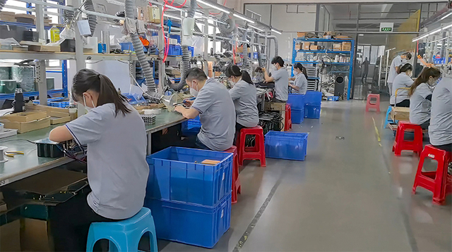 power amplifier factory production process and assembly line