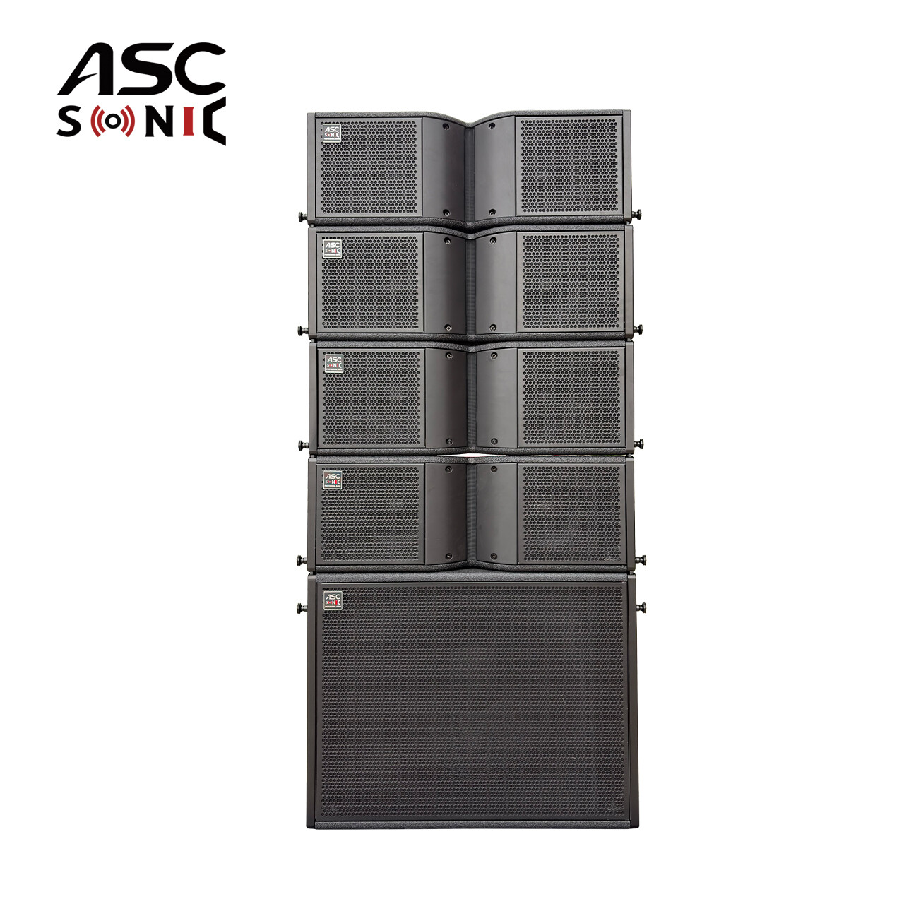 LA-208P Dual 8″ Self-Powered Line Array Speaker Active PA System for Live Sound