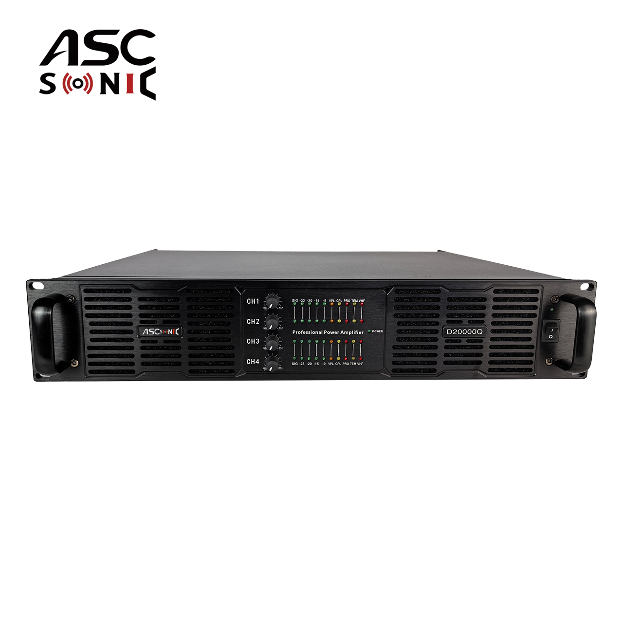 D20000Q 4 Channel 20000W Class D Professional Subwoofer Power Amplifier 