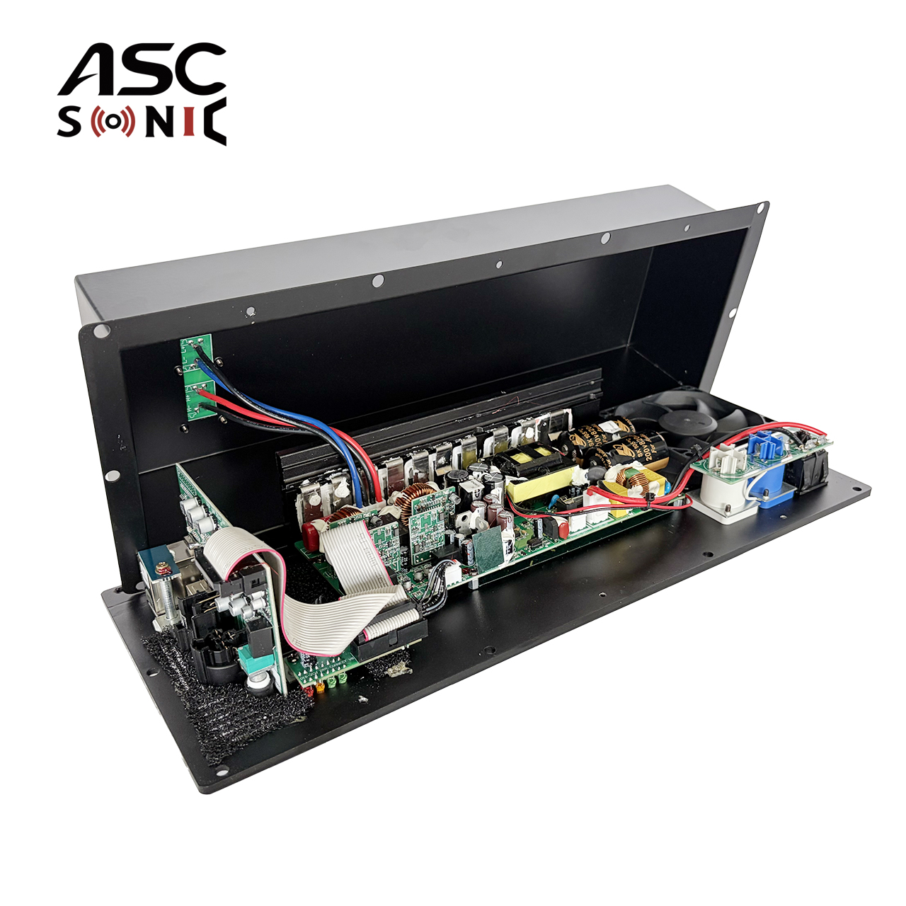 AM3A-2.1 DSP Controlled 2.1 Channel Plate Amplifier For Active Bass Cabinet And Dual Satellite Speakers