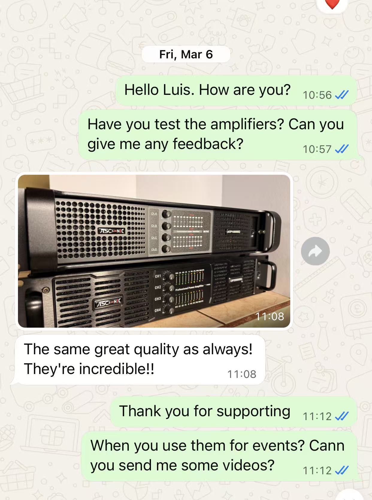 ATP10000Q DP20000Q class td power amplifier feedback