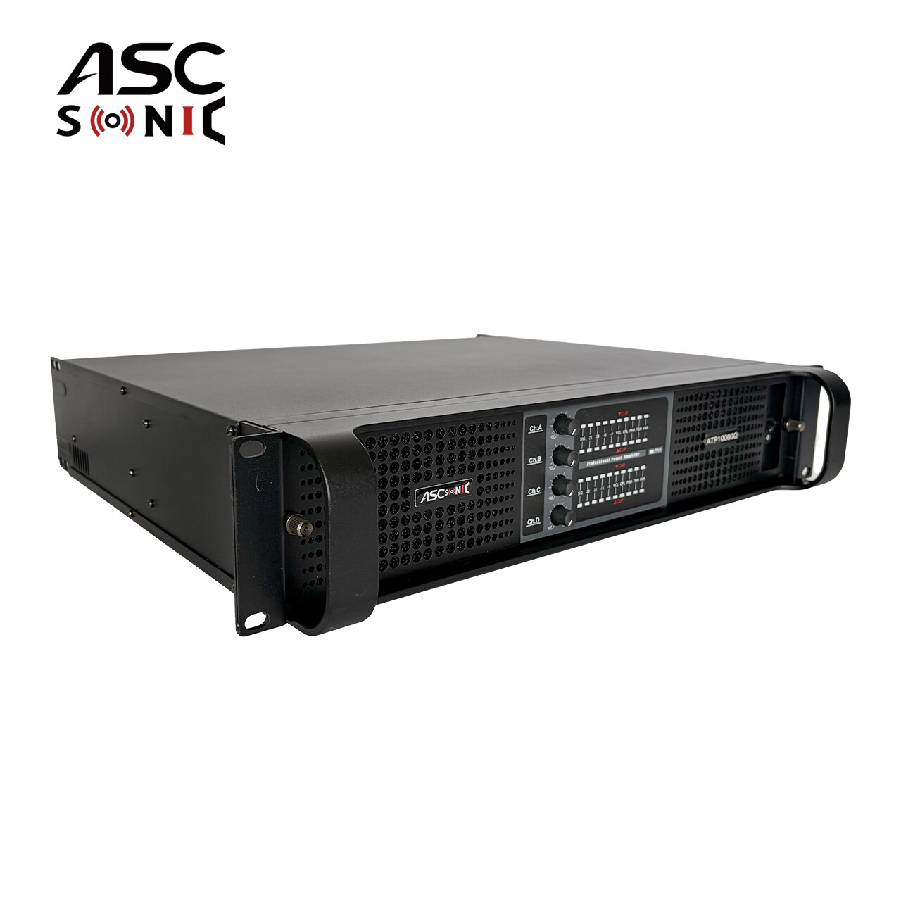 ATP10000Q Professional Audio 4CH Power Amplifier 10000 Watts with Active PFC Power Supply 