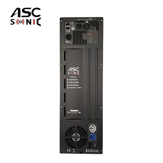 AM5002 Dual Channel Class D DSP Plate Amplifier 900W for Active Speaker Integration