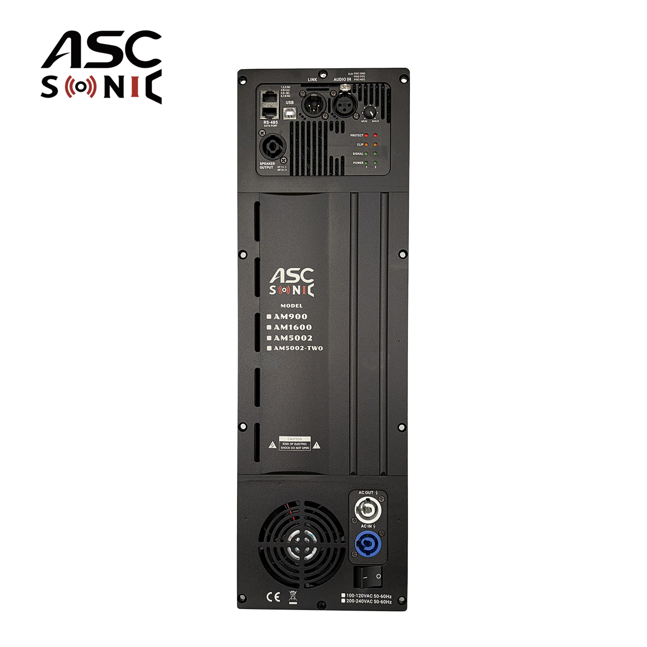 AM5002 Dual Channel Class D DSP Plate Amplifier 900W for Active Speaker Integration