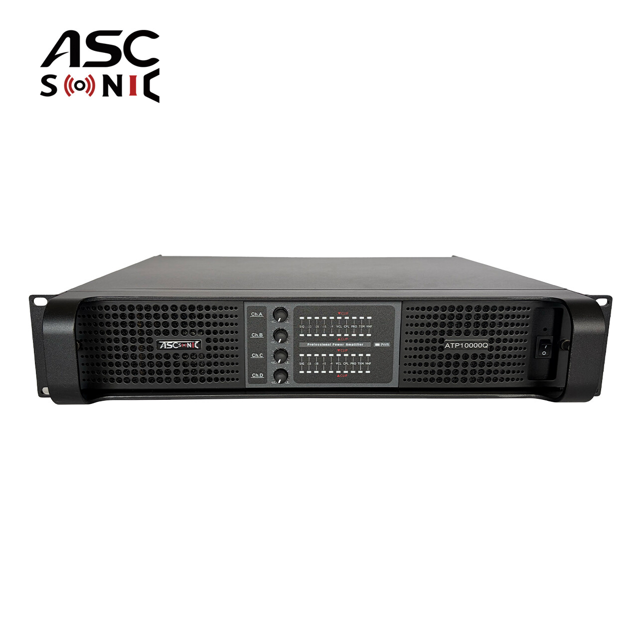 ATP10000Q Professional Audio 4CH Power Amplifier 10000 Watts with Active PFC Power Supply 