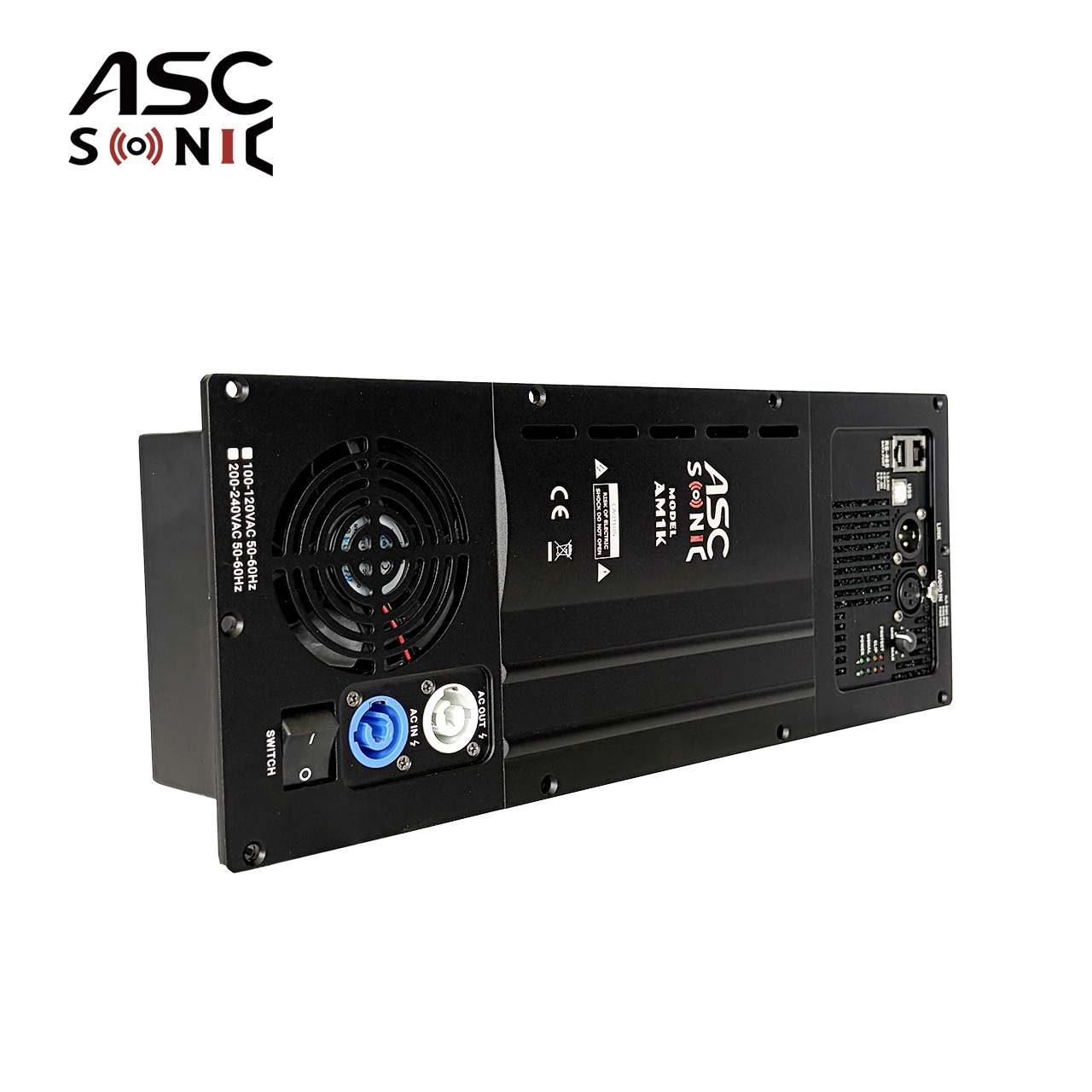 AM1K 1000W Class D Plate Amplifier Module DSP-Controlled Subwoofer & Full-Range Speaker Power Amp