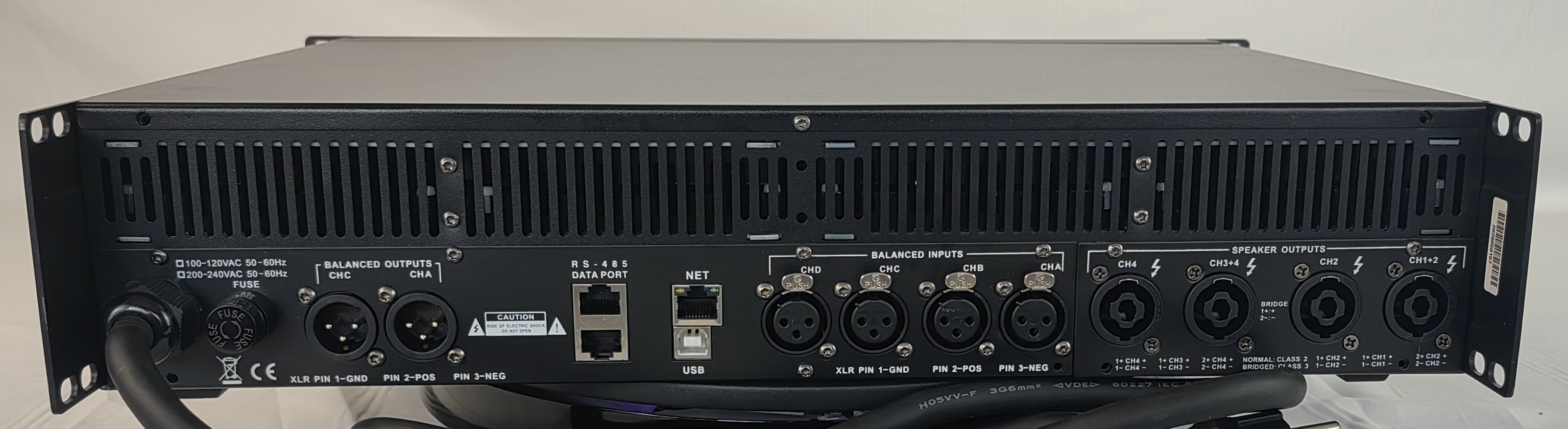 DSP20KQ-PFC 4 Channel Digital Sound Stereo DSP Power Amplifier 20000 Watts