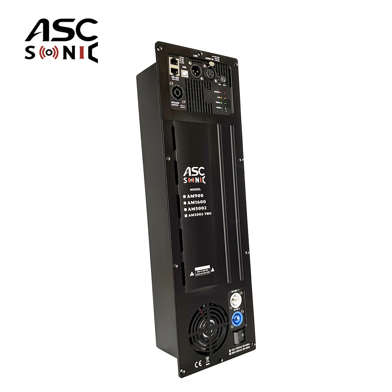AM5002 Dual Channel Class D DSP Plate Amplifier 900W for Active Speaker Integration