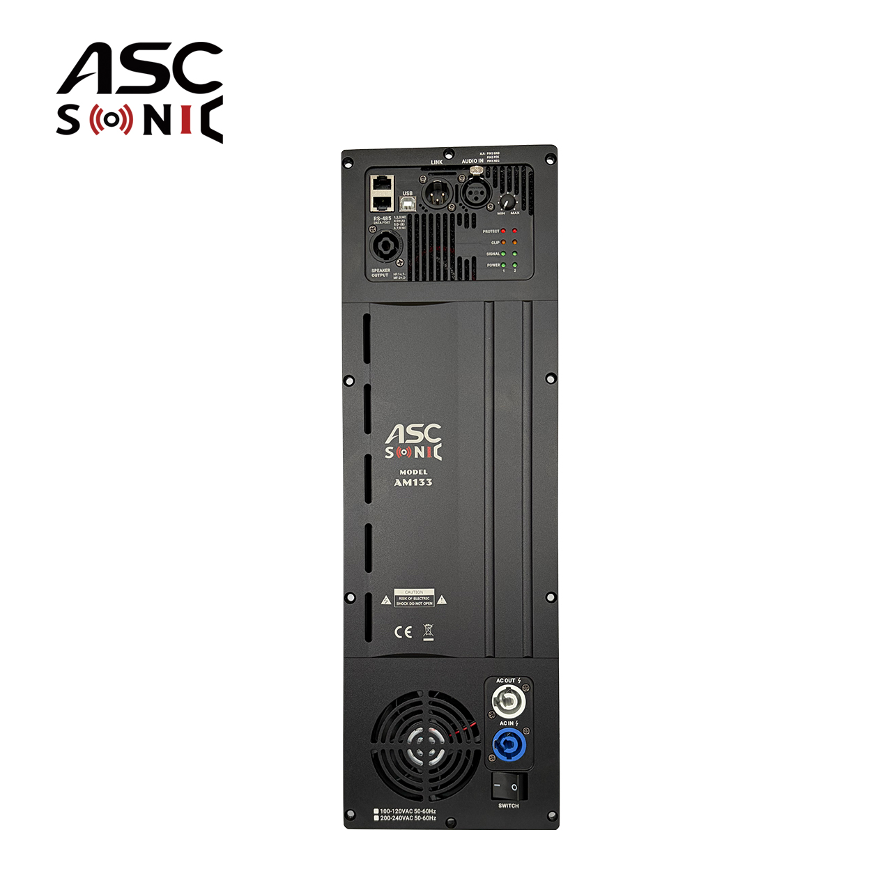 Amplificador de placa de sa&iacute;da dupla AM133 1300W acionado por DSP para sistemas PA ativos e line array