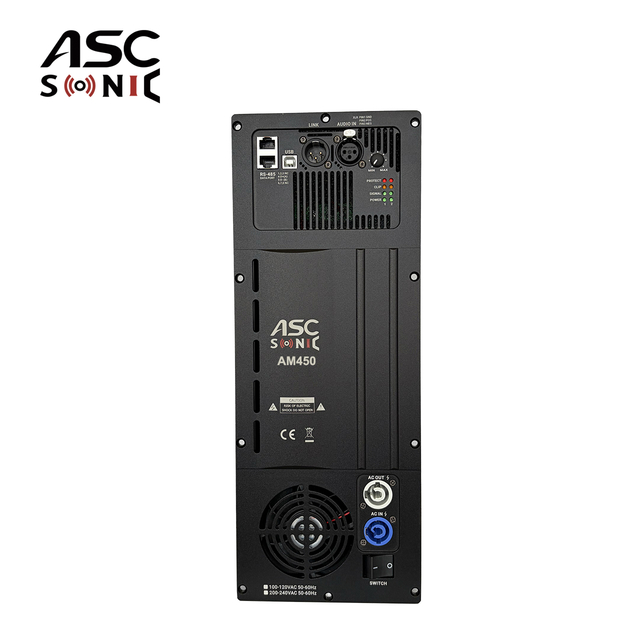 AM450 450W Plate Amplifier High-Efficiency Class-D DSP Module For Active Speakers