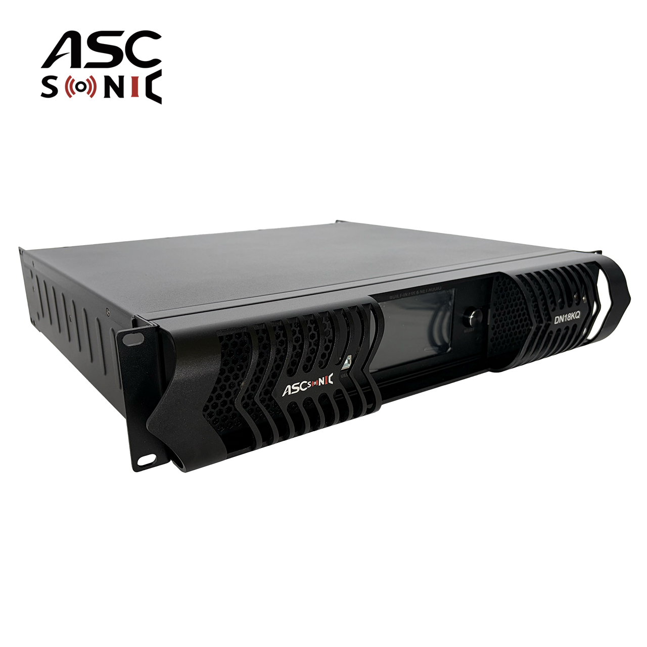 DN18KQ 4 Channel Class D Digital Dante Pro Audio Amplifier with Touch Screen