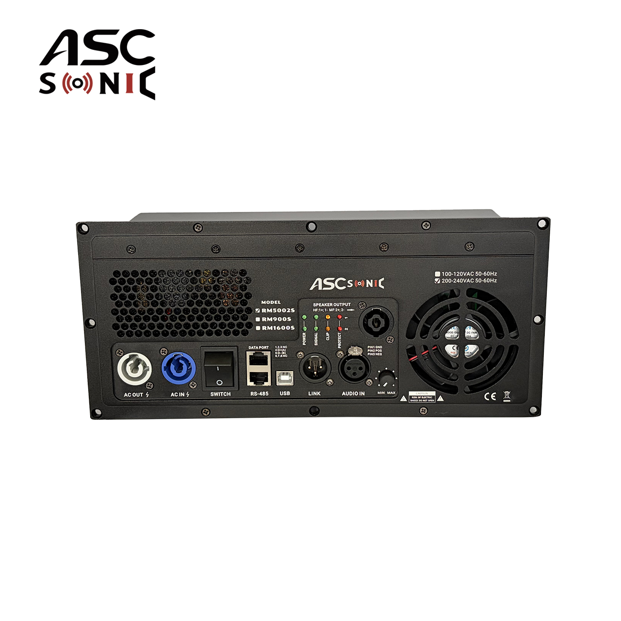 RM5002 2 Channel DSP class d Plate Amplifier Module 900W 