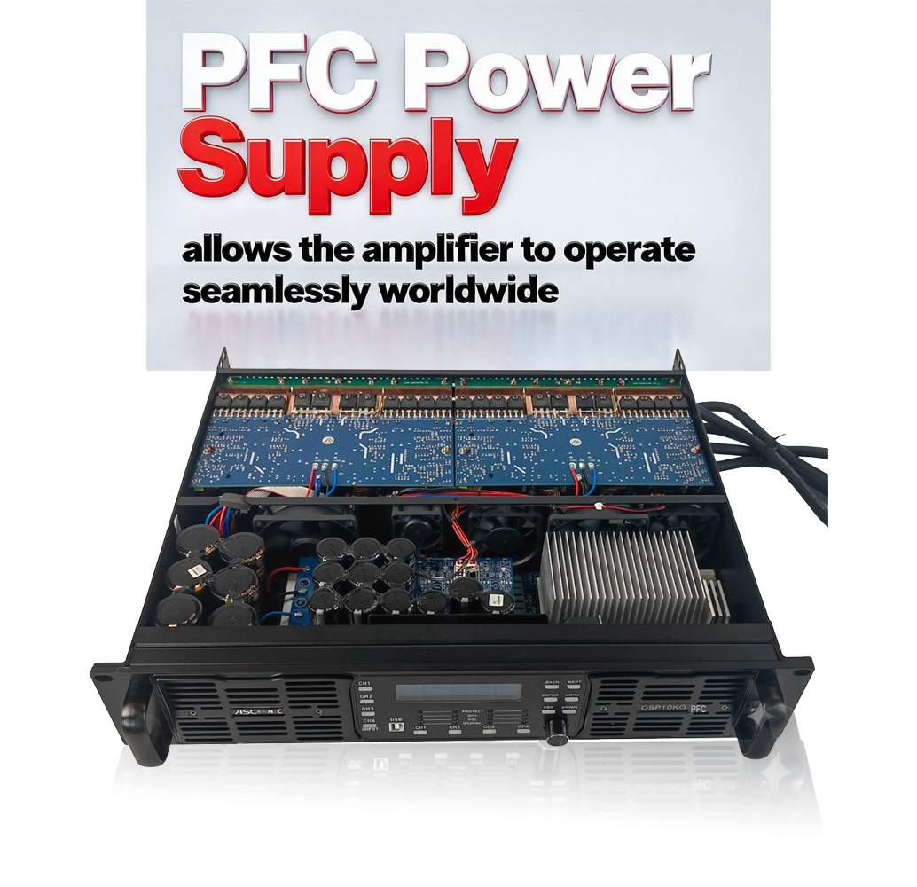 DSP10KQ-PFC DSP power amplifier 10000W