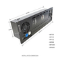 AM155 Module de puissance amplificateur &agrave; plaque DSP 2 canaux 1500 W
